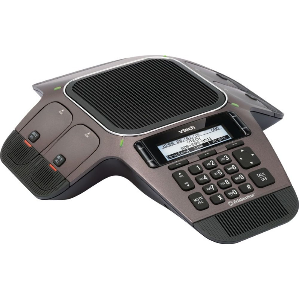 VTech VCS754 ErisStation Conference Phone w/ Wireless Mics - VoIP