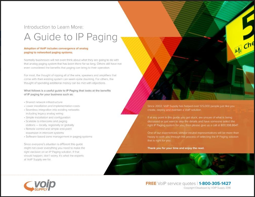 IP Paging Guide