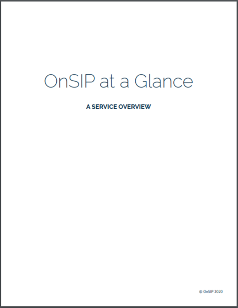 OnSIP at a Glance