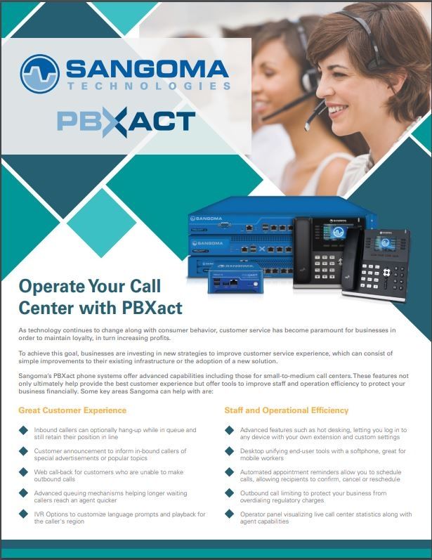 PBXact contact center