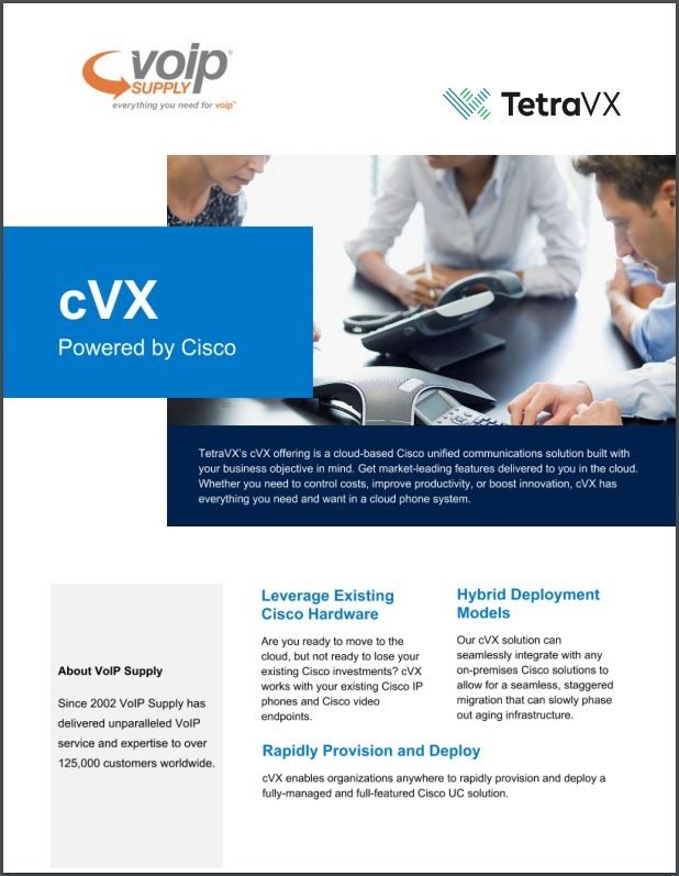 cVX Datasheet