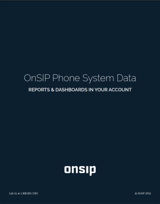 OnSIP Reports & Dashboards
