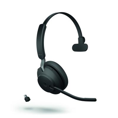 Jabra Evolve2 65 USB-A Mono UC Headset Black 26599-889-999 - VoIP 